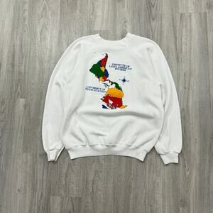 VINTAGE 90s University of Texas at Austin Latin American Studies Sweatshirt L